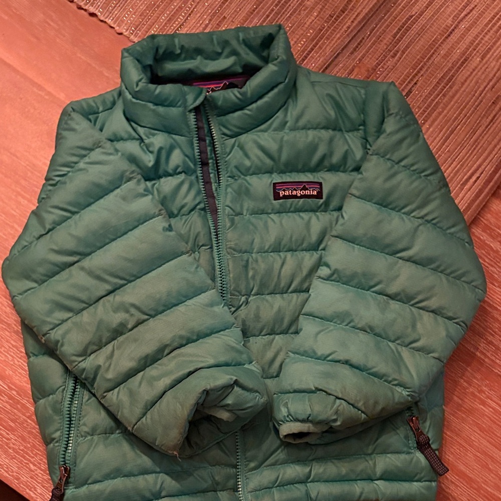 Patagonia Kids Green Puffer Jacket